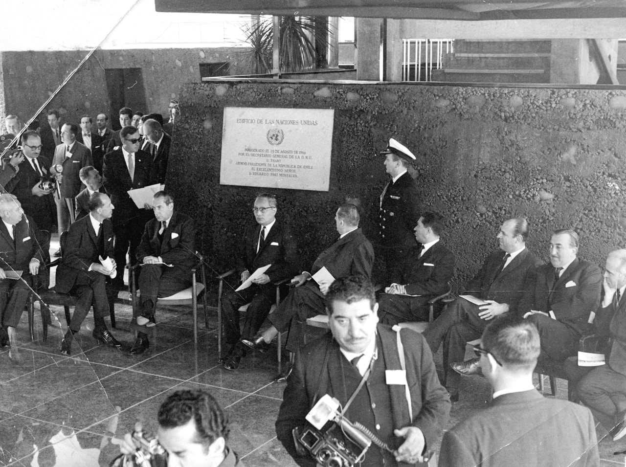 Inauguration of the new ECLAC headquarters 1966