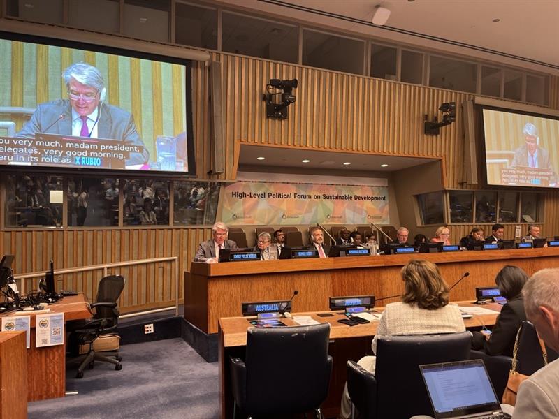 During the High-level Political Forum on Sustainable Development (HLPF) 2025 