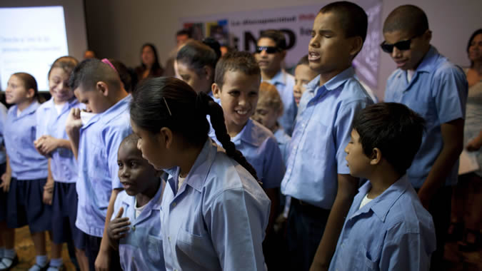 fotos de niños con discapacidad