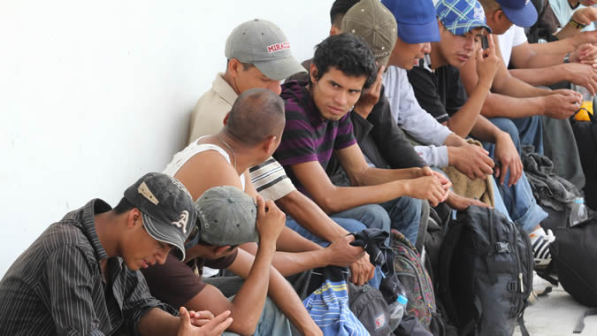 foto de migrantes latinoamericanos