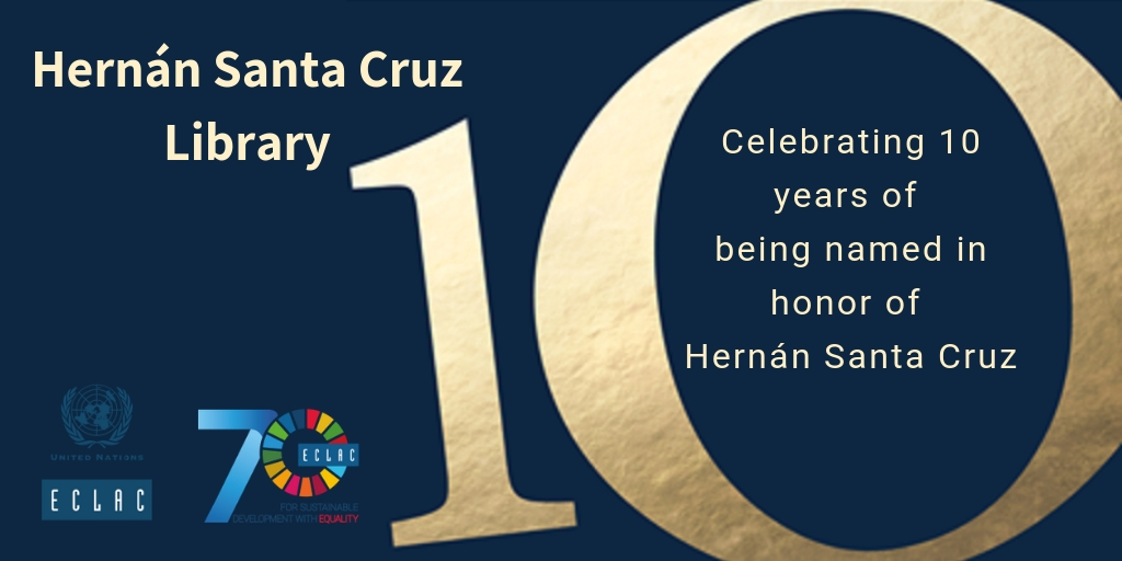 The ECLAC Library in Santiago celebrates ten years since it was named in honor of the Chilean diplomat Hernán Santa Cruz