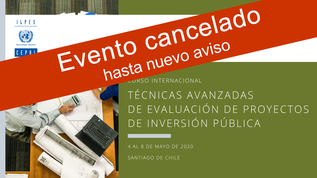 Evento cancelado hasta nuevo aviso