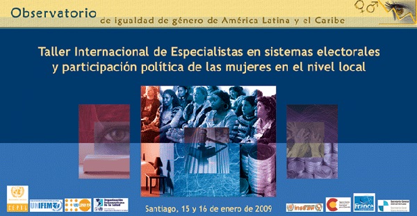 Banner taller participación política de la mujer