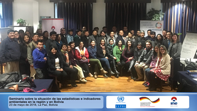 Seminario sobre la situación de las estadísticas e indicadores ambientales en la región y en Bolivia, 2018