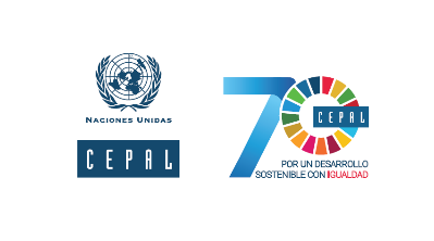 logo Cepal y logo 70 años