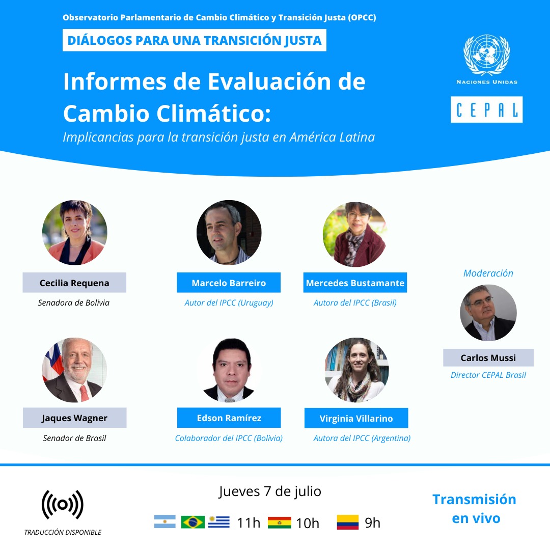 Informes de Evaluación de Cambio Climático: Implicancias para la Transición Justa en América Latina
