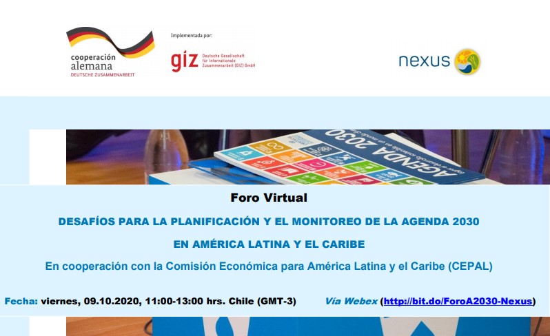 Imagen Evento Nexus GIZ CEPAL