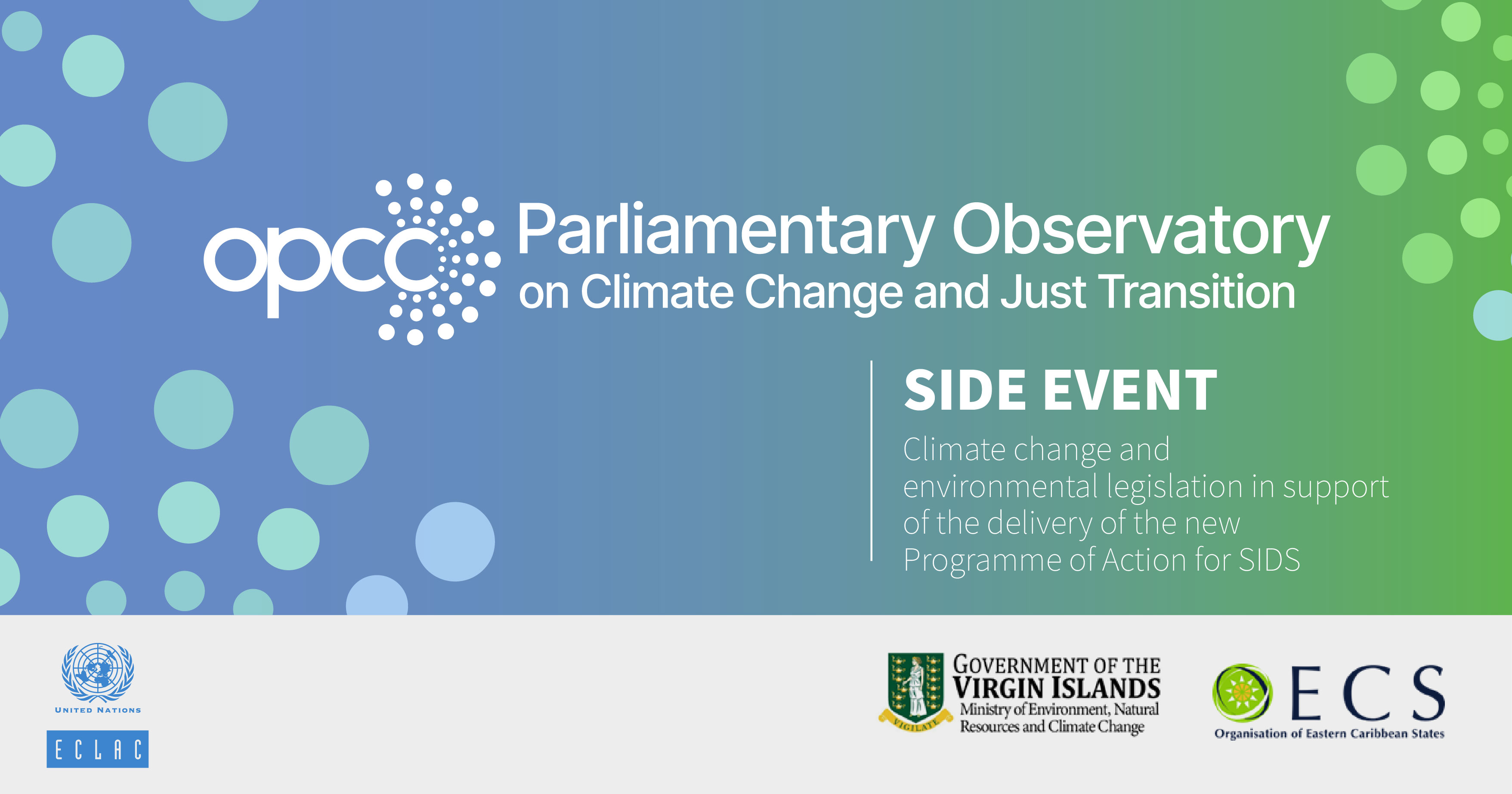 Climate change and  environmental legislation in support  of the delivery of the new  Programme of Action for SIDS 