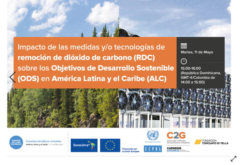 Tecnologías remoción carbono C2G CEPAL