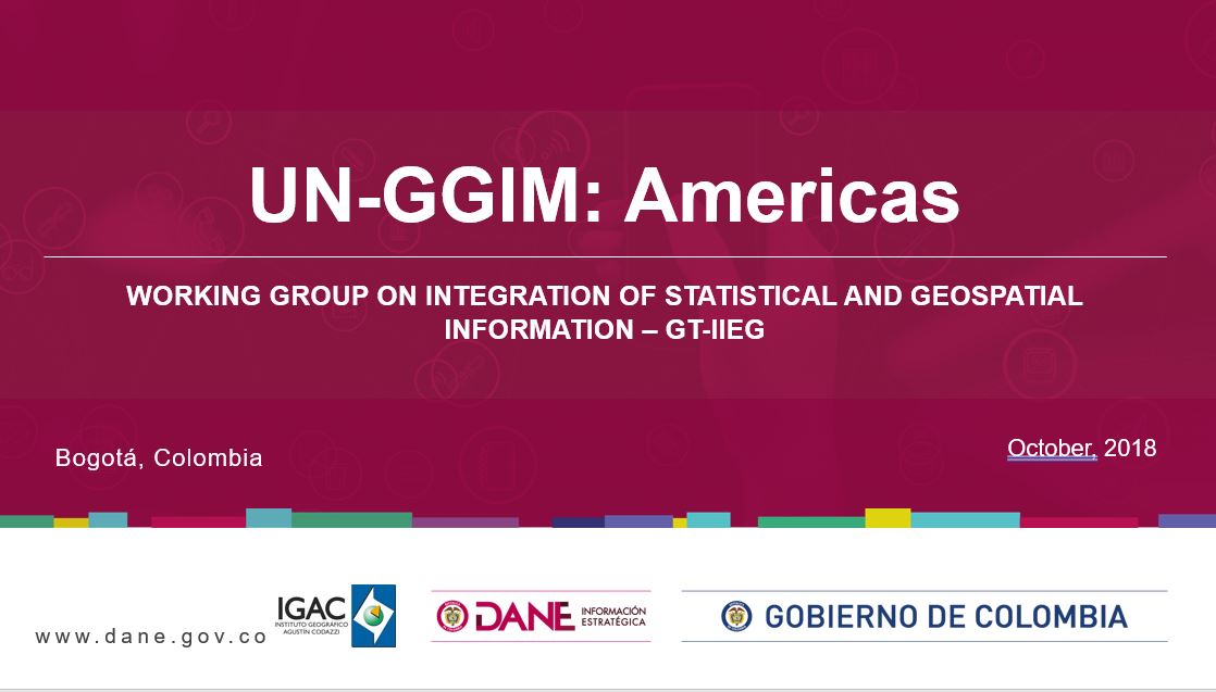 segunda reunion webex grupo de trabajo en integración de información estadística y geospacial (GT-IIEG)