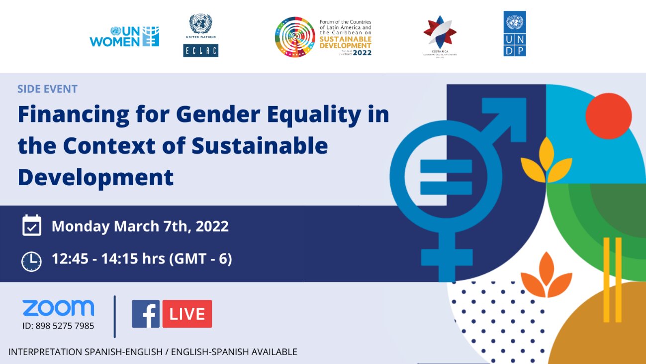 Side event “Financing for Gender in the Context of Development” | CEPAL