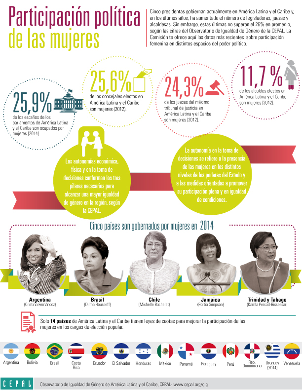 infografía sobre participación política