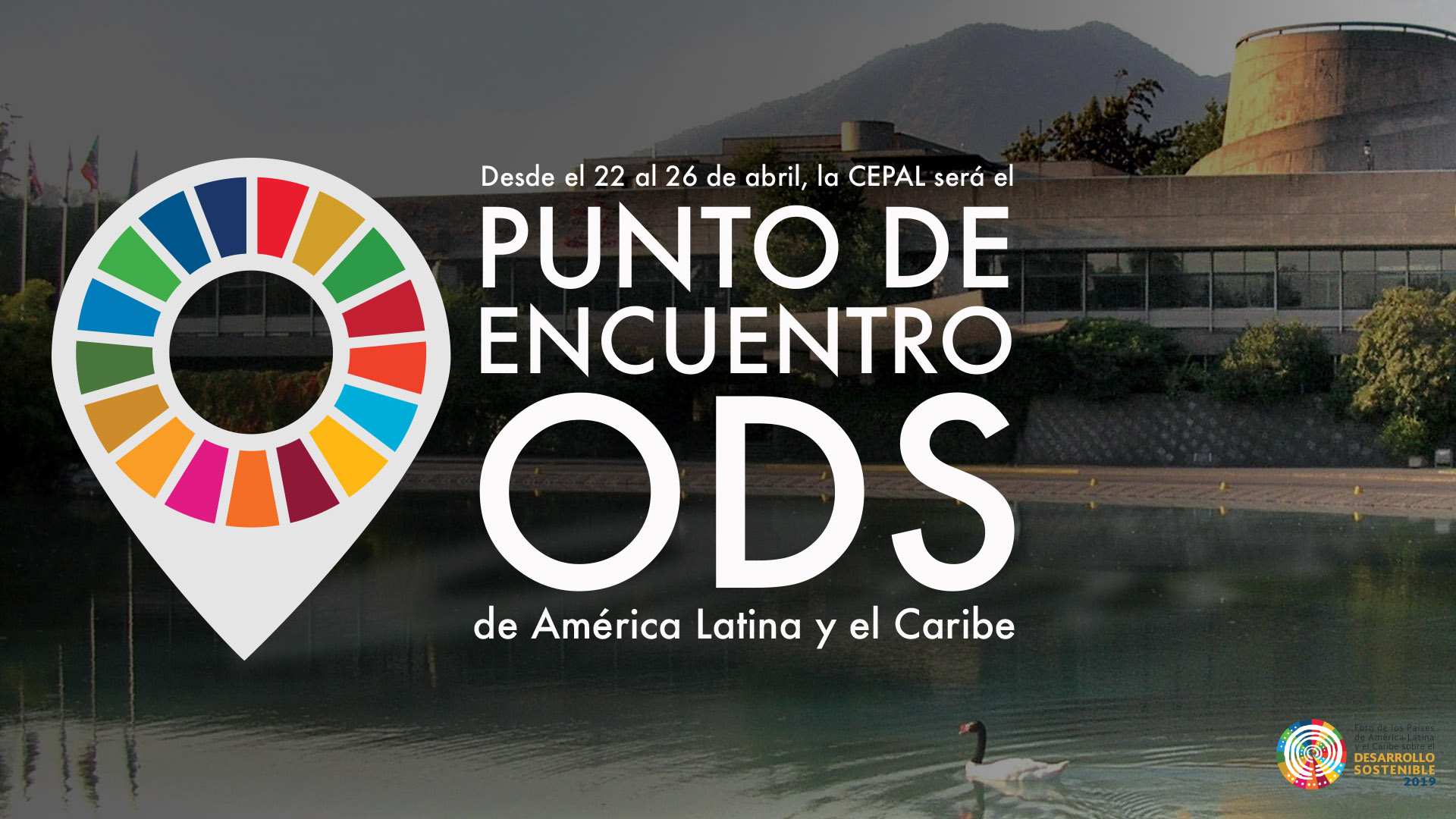 Banner campaña CEPAL punto de encuentro de los ODS