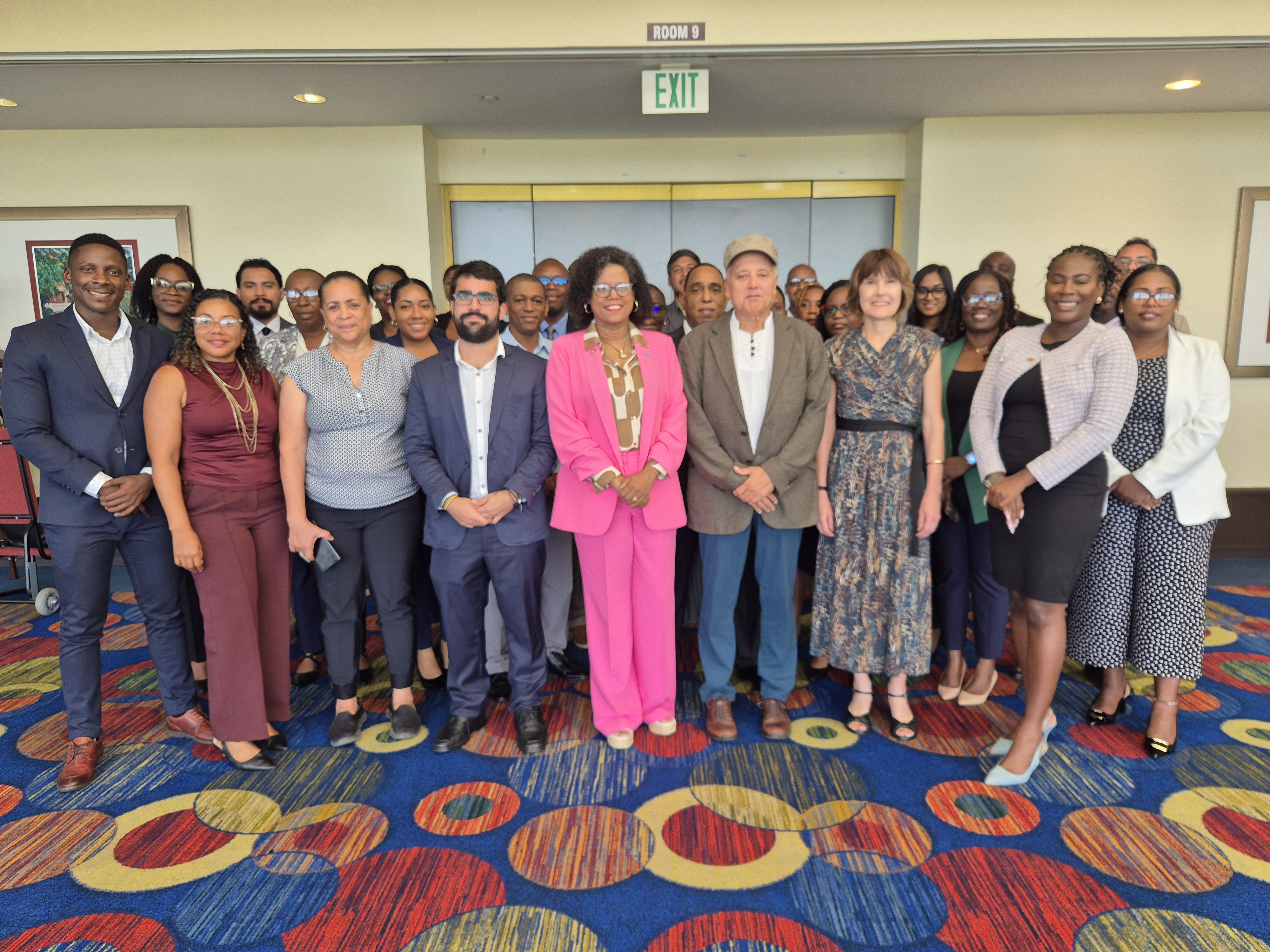 Group photo of attendees at the Regional and National Dialogues on External Financing and Climate-Resilient Development.
