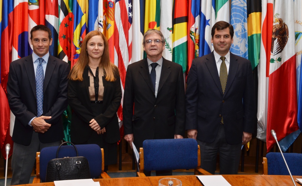 Rodrigo Rivera, Katia Trusich, Mario Castillo y Pelayo Covarrubias