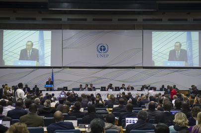 Foto de la primera Asamblea de las Naciones Unidas sobre el Medio Ambiente (UNEA)