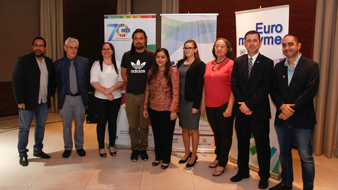 Foto grupal del lanzamiento regional del programa de asistencia técnica a la cadena naranja, realizado en Panamá