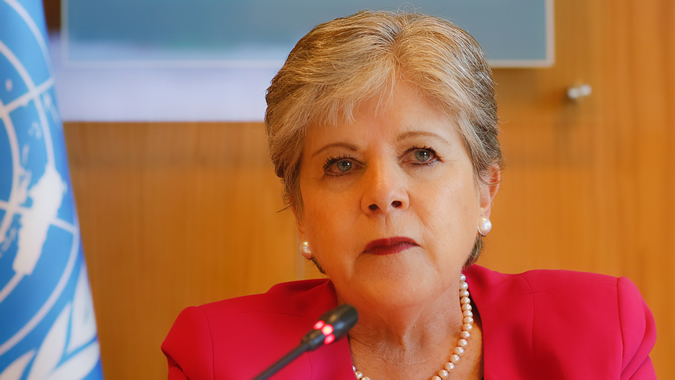 Alicia Bárcena, ECLAC's Executive Secretary.