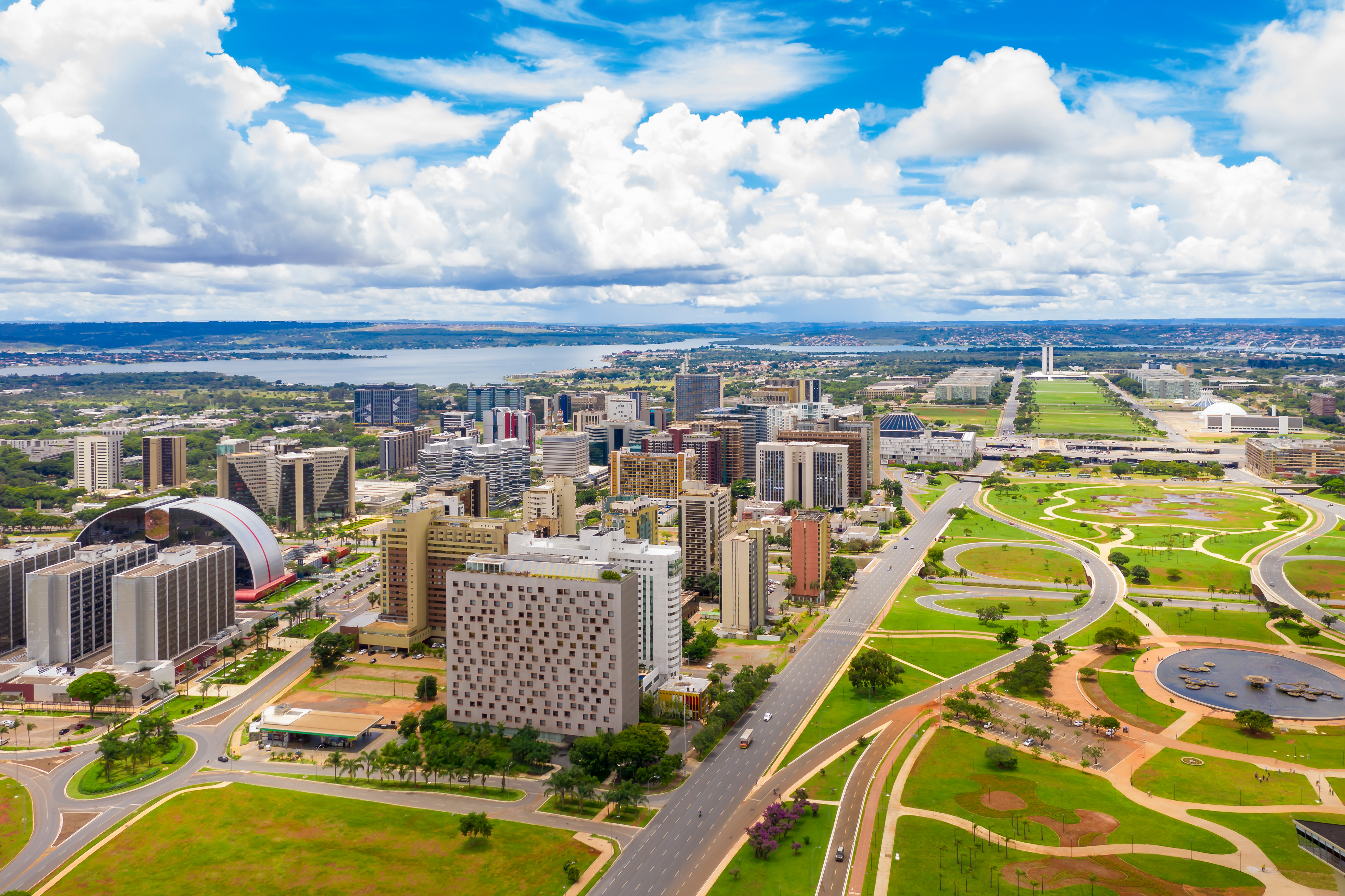 foto panorámica de Brasilia