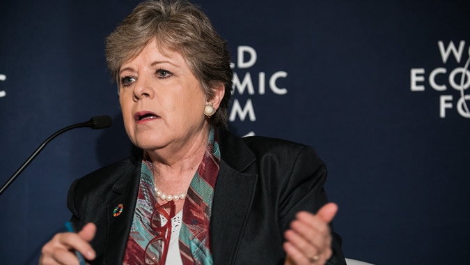 Alicia Bárcena, ECLAC's Executive Secretary.