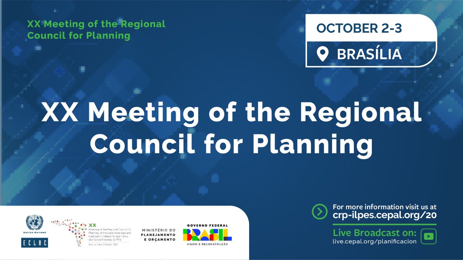 Banner of the meeting.