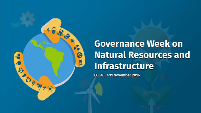 Governance Week on Natural Resources and Infrastructure logo