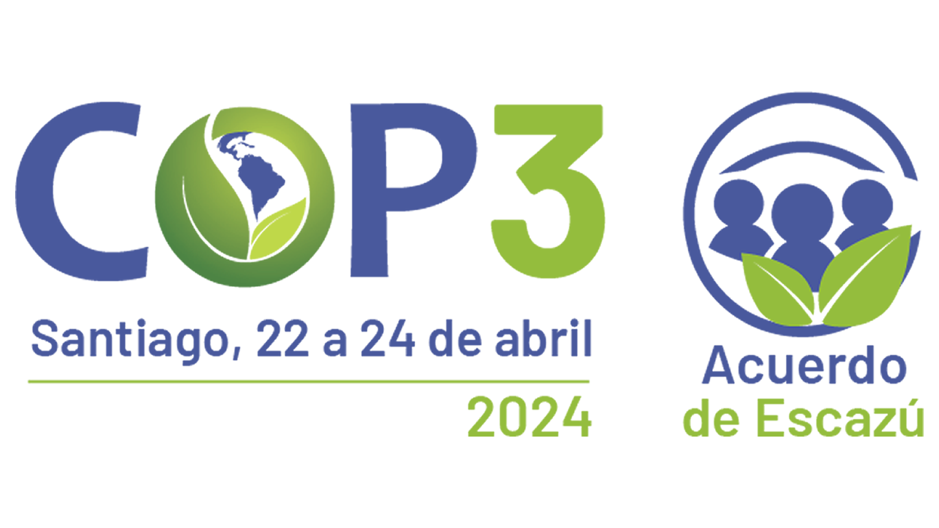 Logo COP3 Acuerdo de Escazú Esp