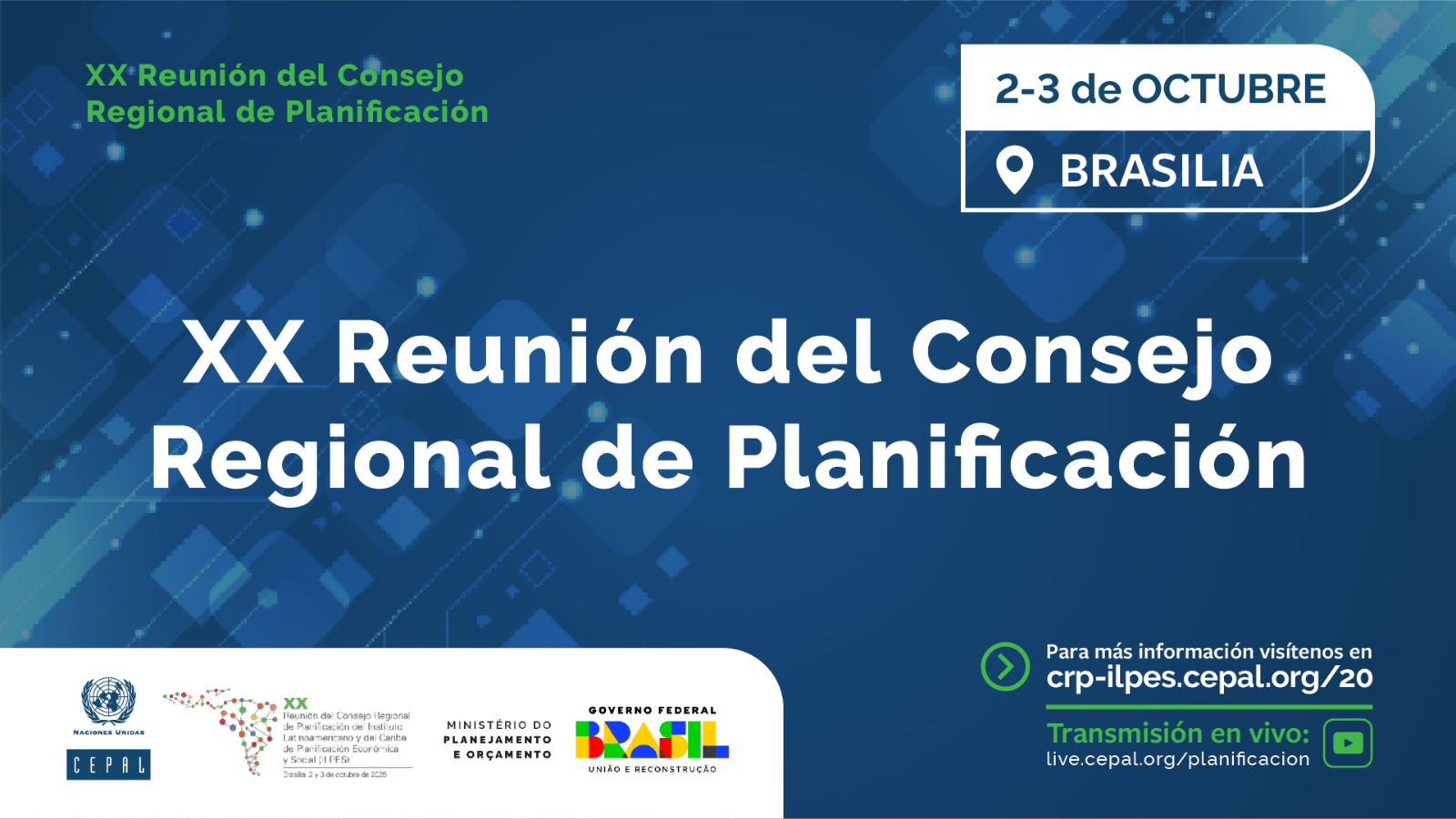 Banner de la reunión.