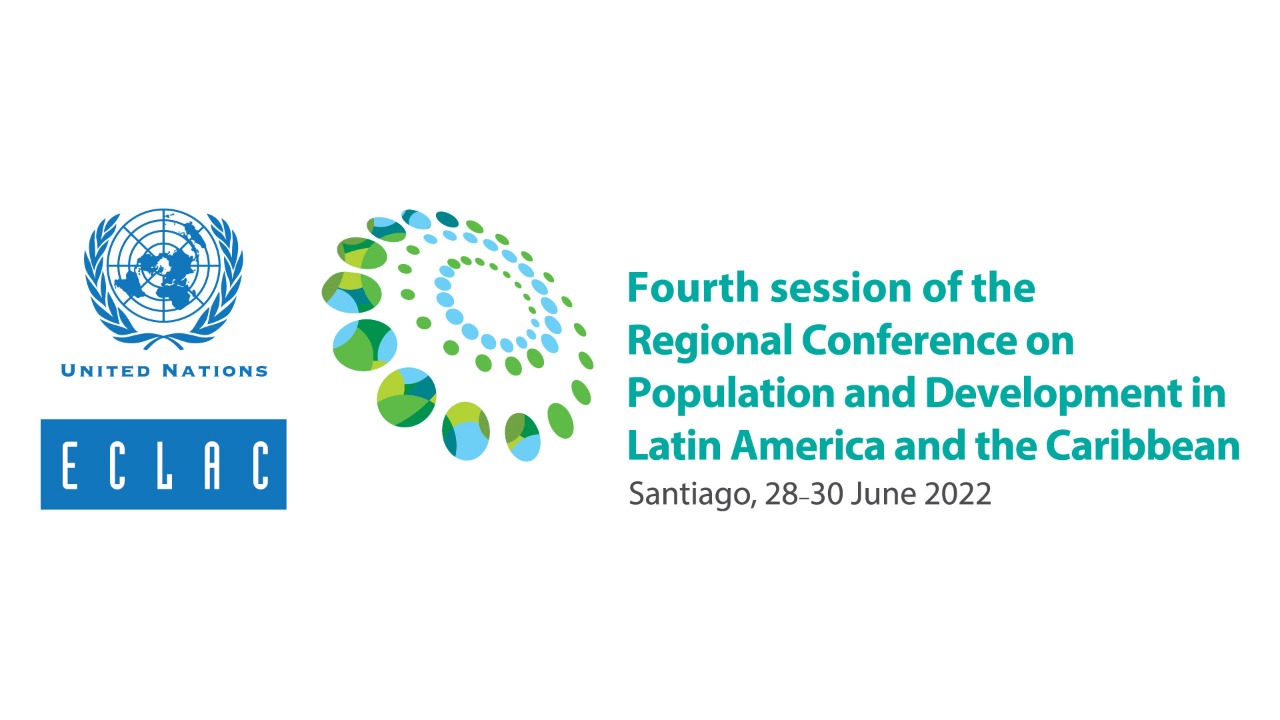 Banner of the Fourth session of the Regional Conference on Population and Development in Latin America and the Caribbean