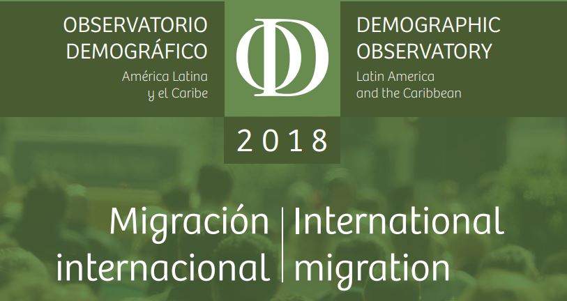 observatorio demográfico 2018 migración internacional