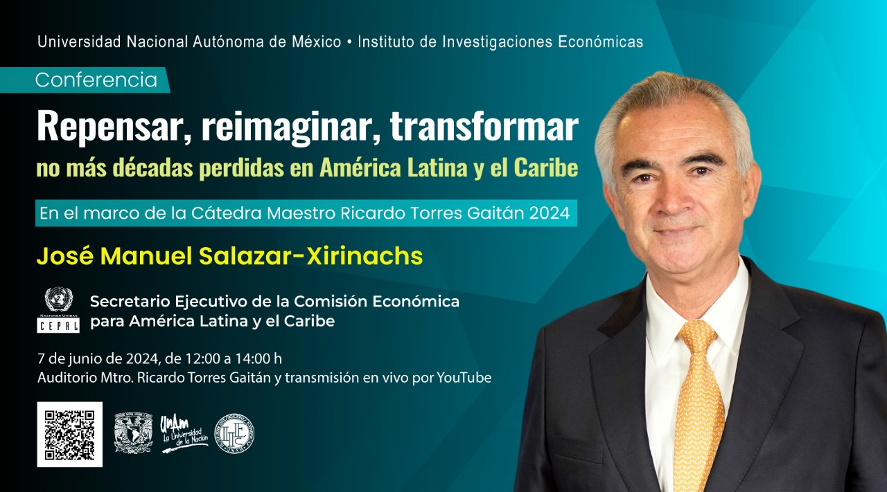 Flyer cátedra Ricardo Torres Gaitán UNAM