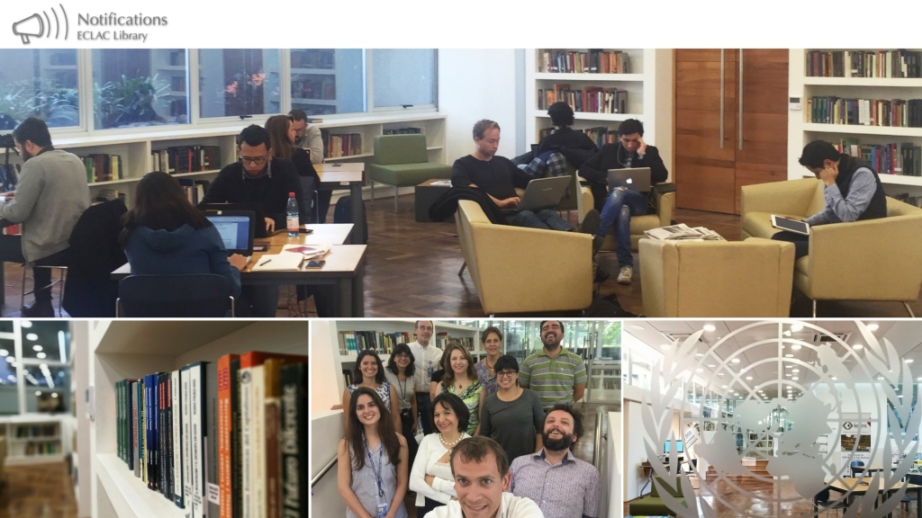 Collage of library photos