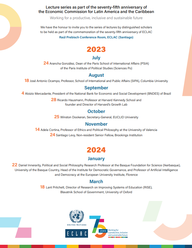 Infographic on Lecture series.
