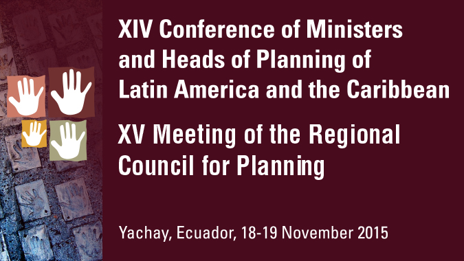 Banner de la XV Reunión del Consejo Regional de Planificación