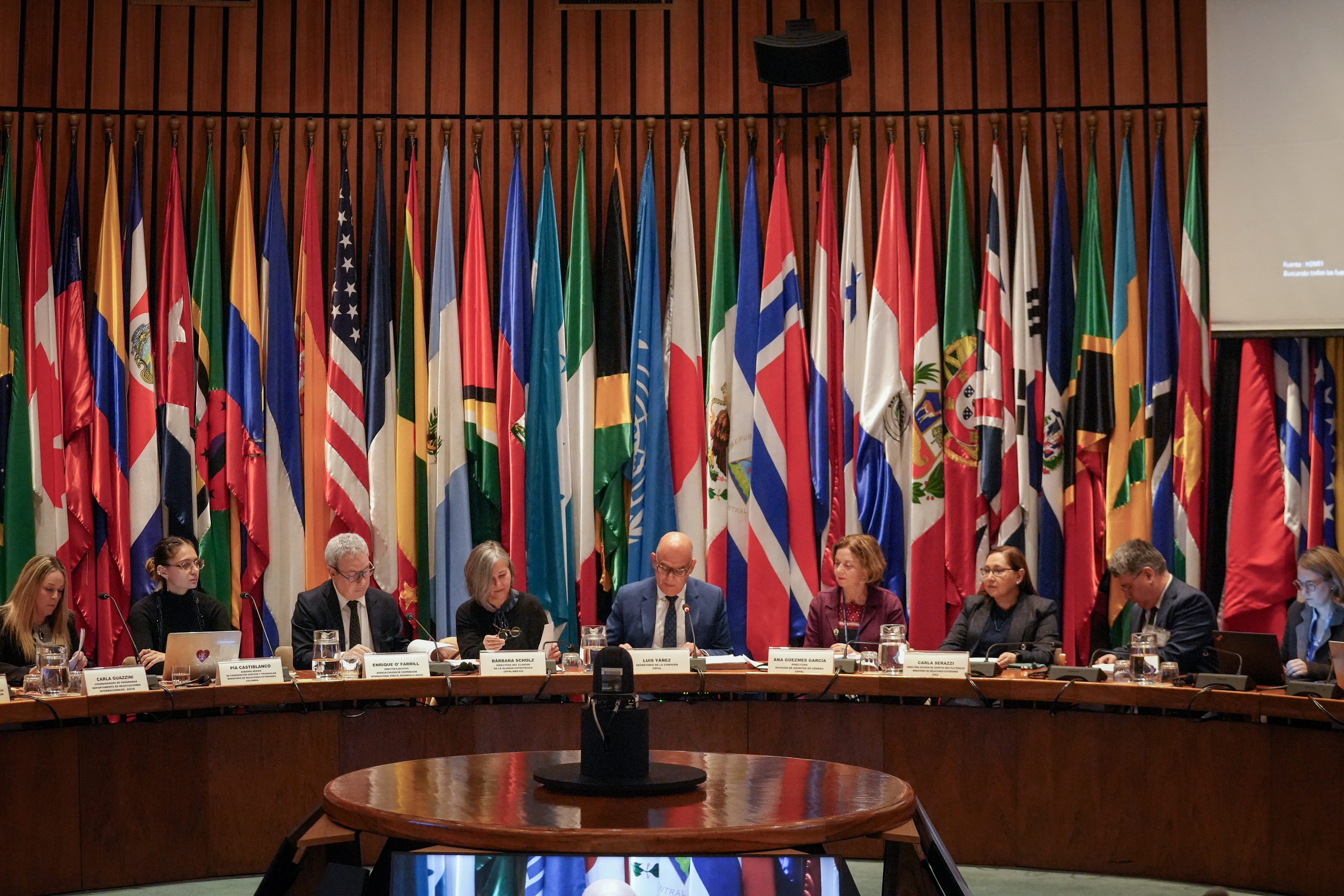 participantes en la reunión