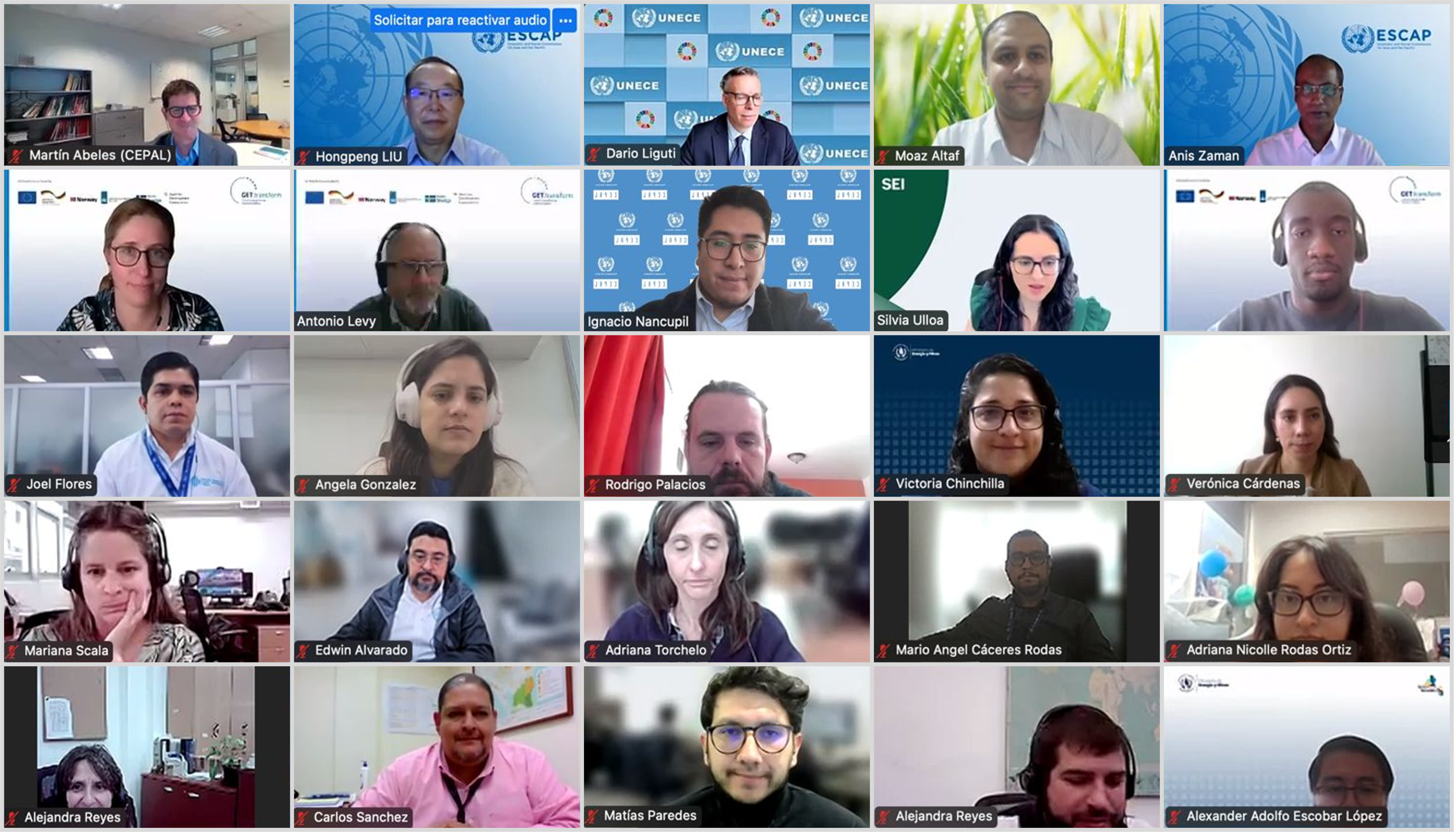 Finaliza con éxito el Taller Virtual de capacitación sobre Planificación Energética y Hojas de Ruta del ODS 7 en América Latina y el Caribe