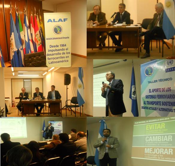 collage de fotos taller de expertos ferroviarios