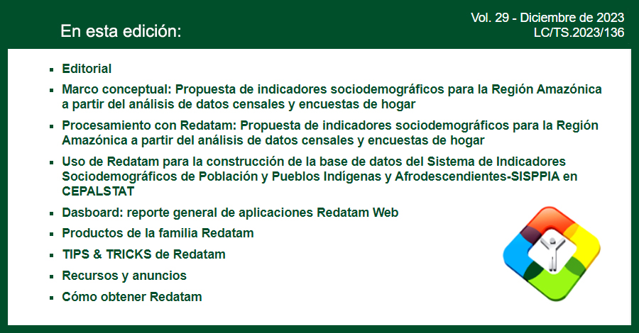 indice redatam informa 29 2023