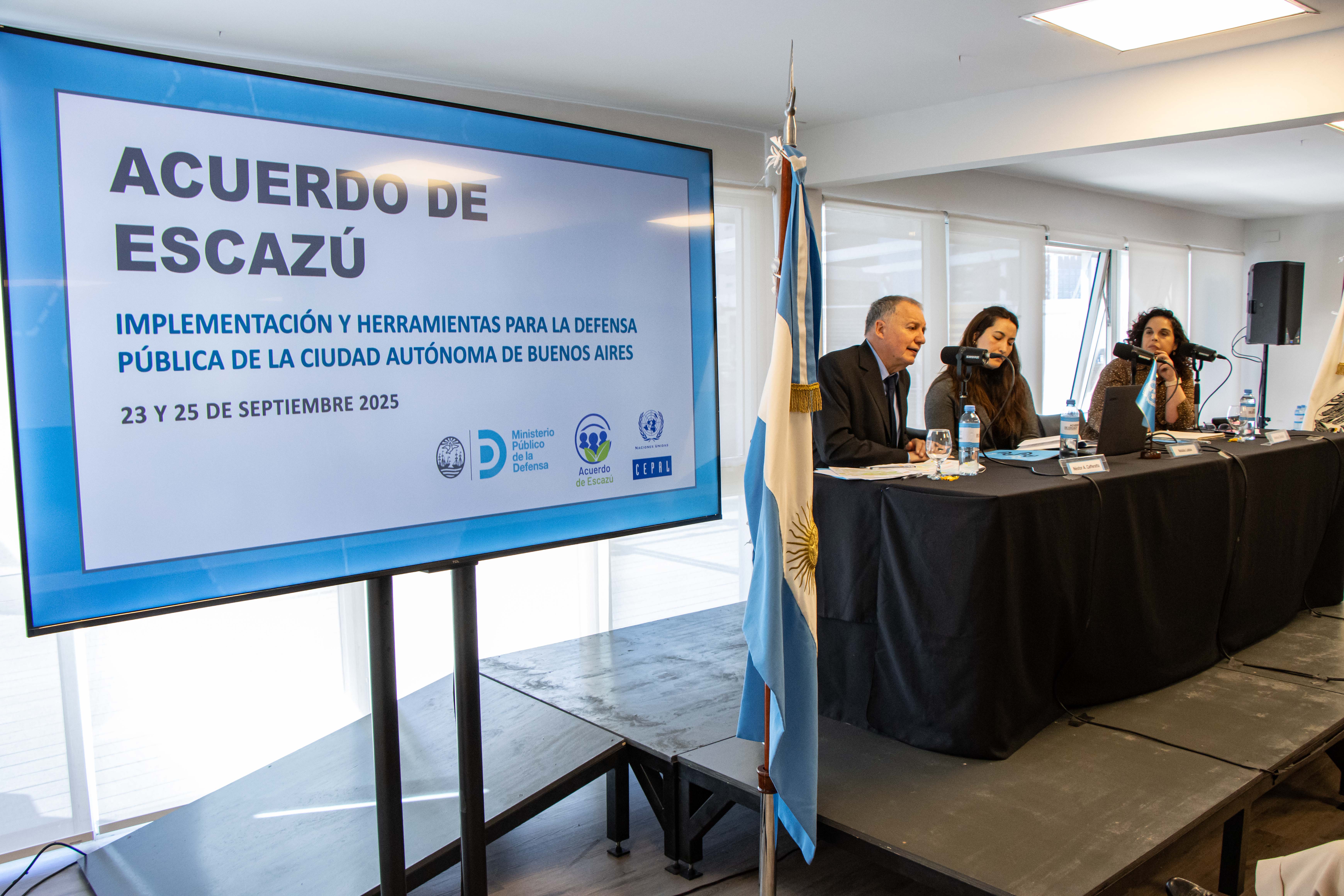Panel sobre aplicación y experiencia del Acuerdo de Escazú en Argentina y CABA