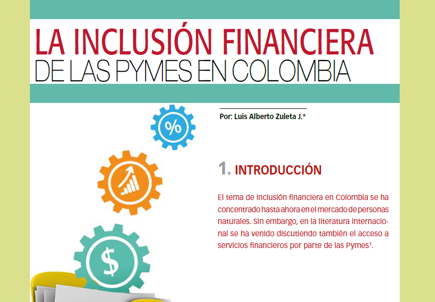 Inclusion financiera PyMEs Colombia