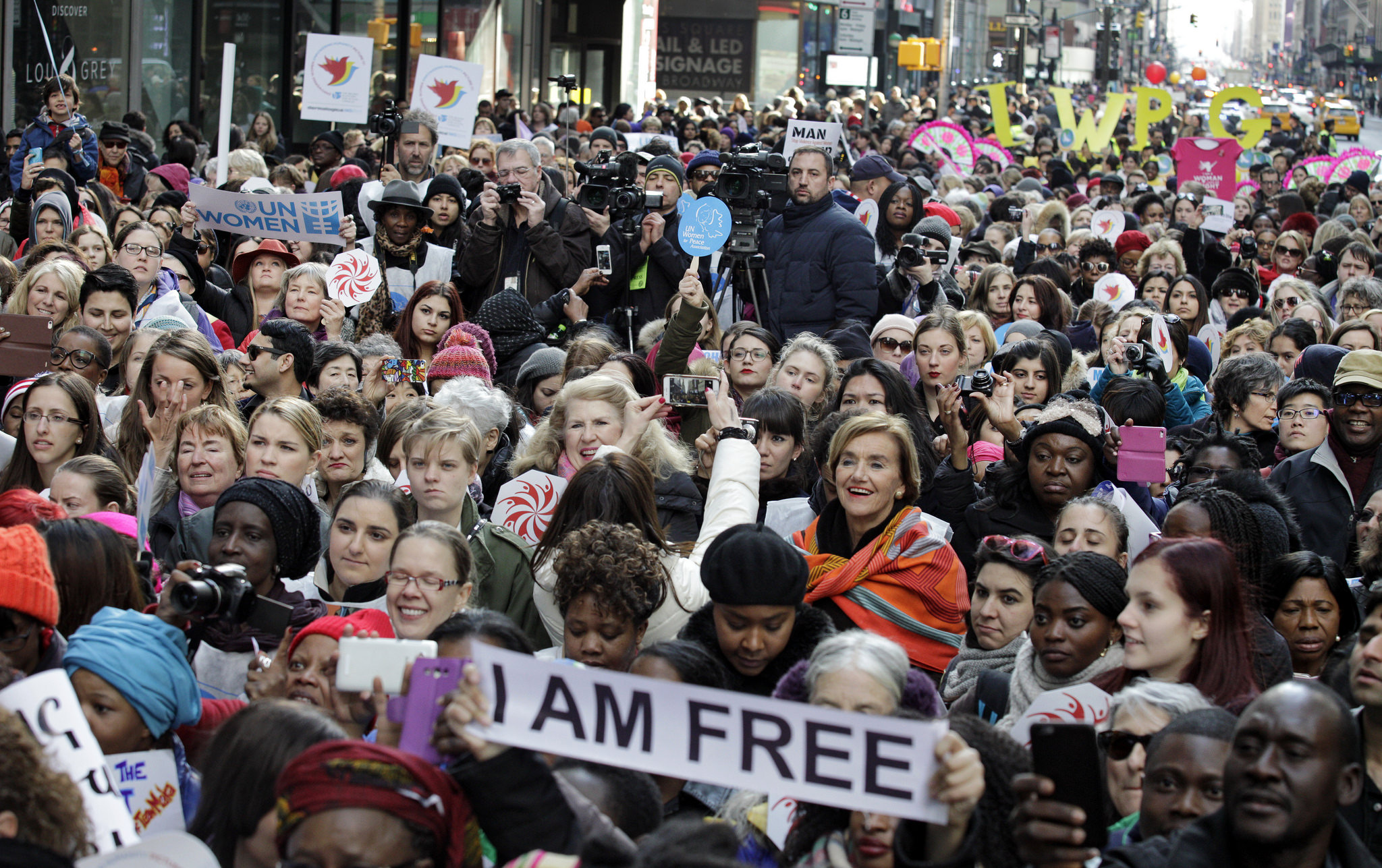 IWD 2015- Stepping it up on the streets of New York City