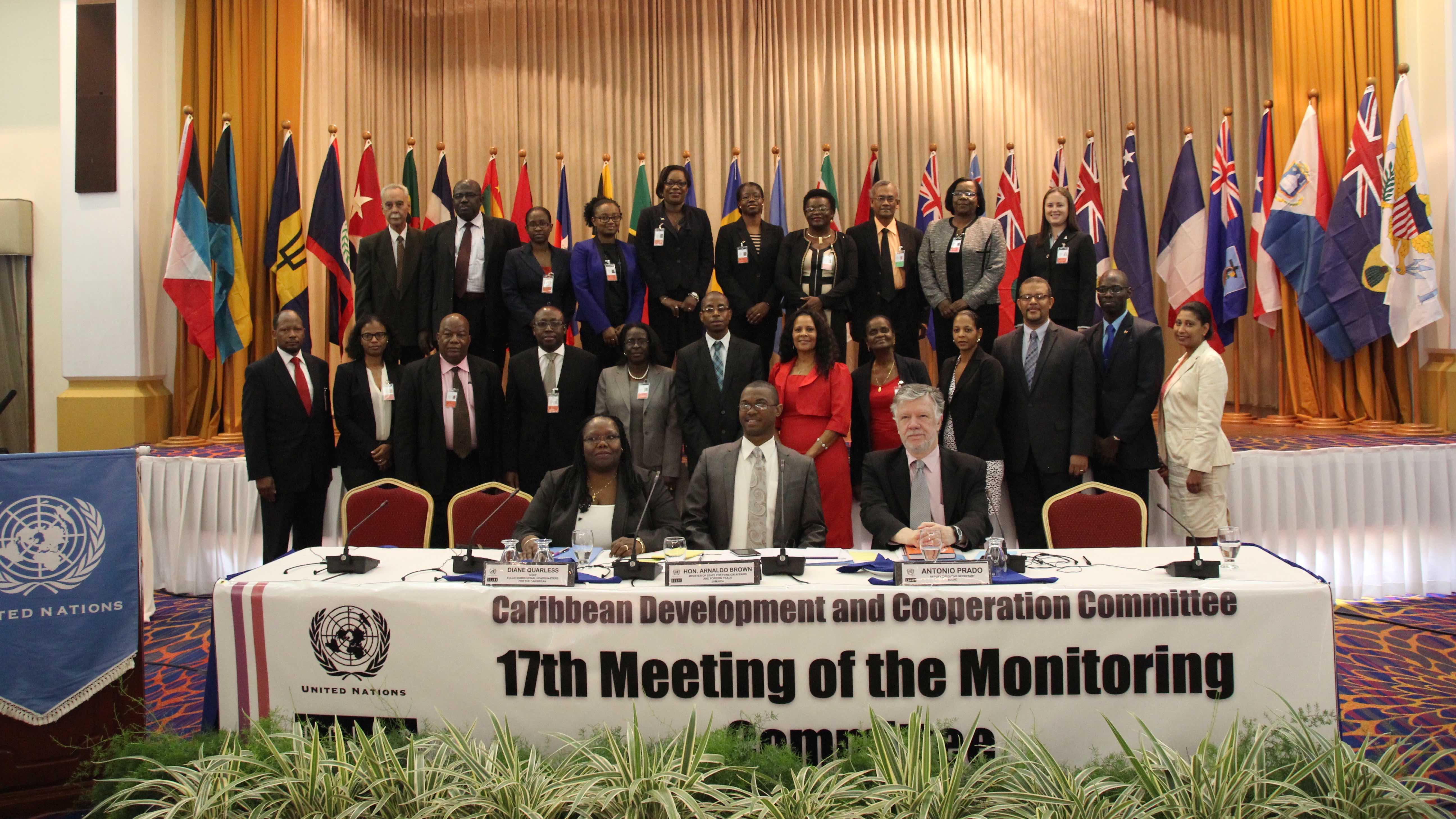 Attendees of the 17th Meeting of the Monitoring Committee of the CDCC