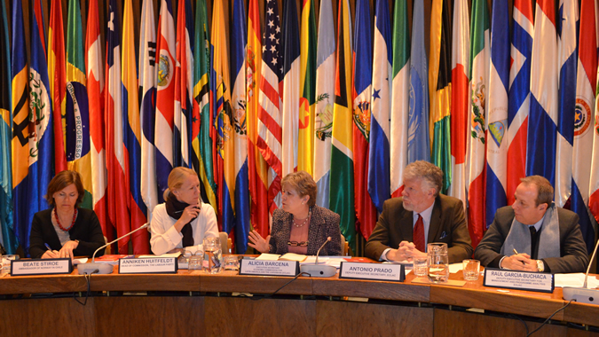 Visita delegación Noruega