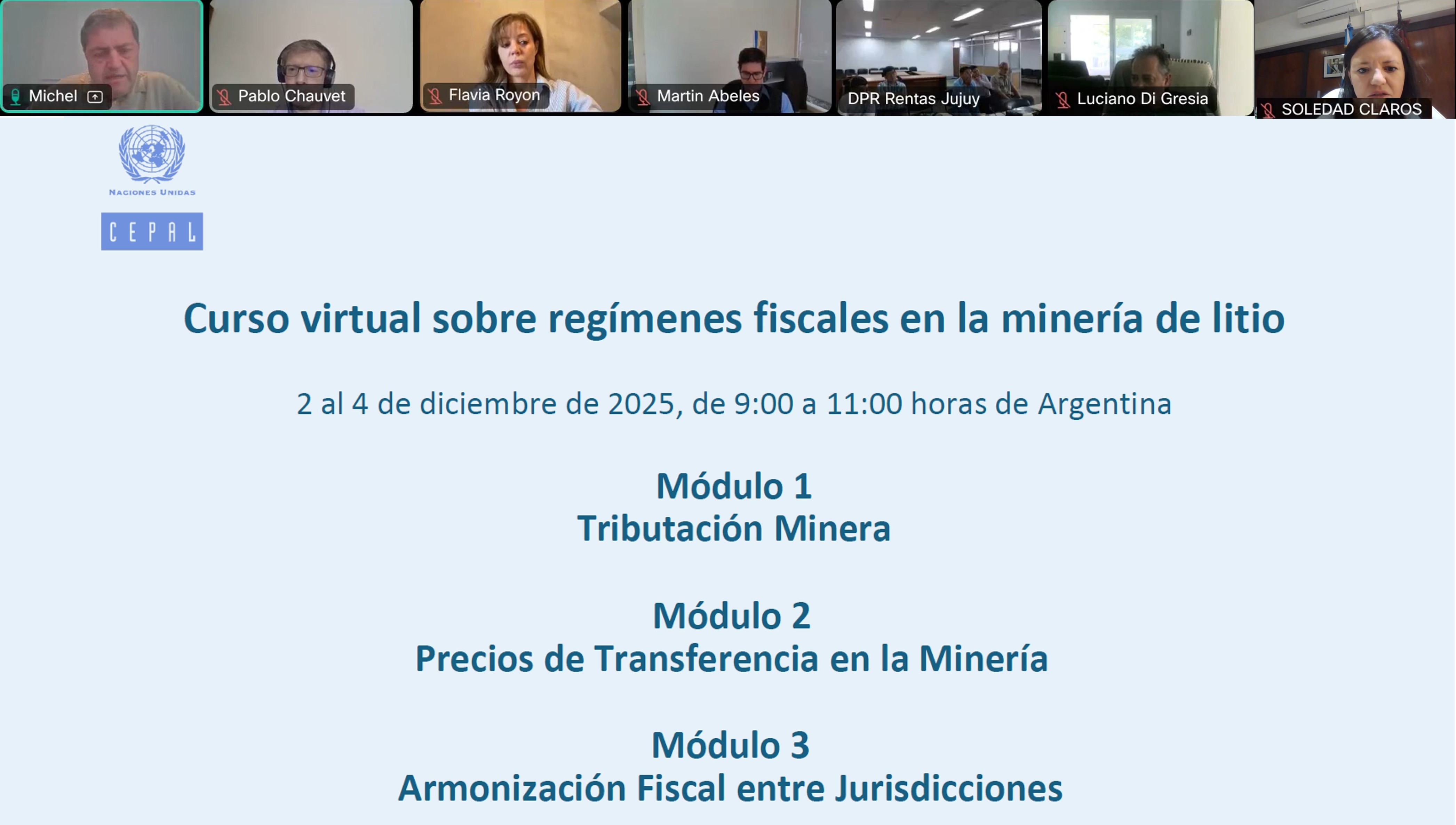Curso virtual regímenes fiscales en la minería de litio