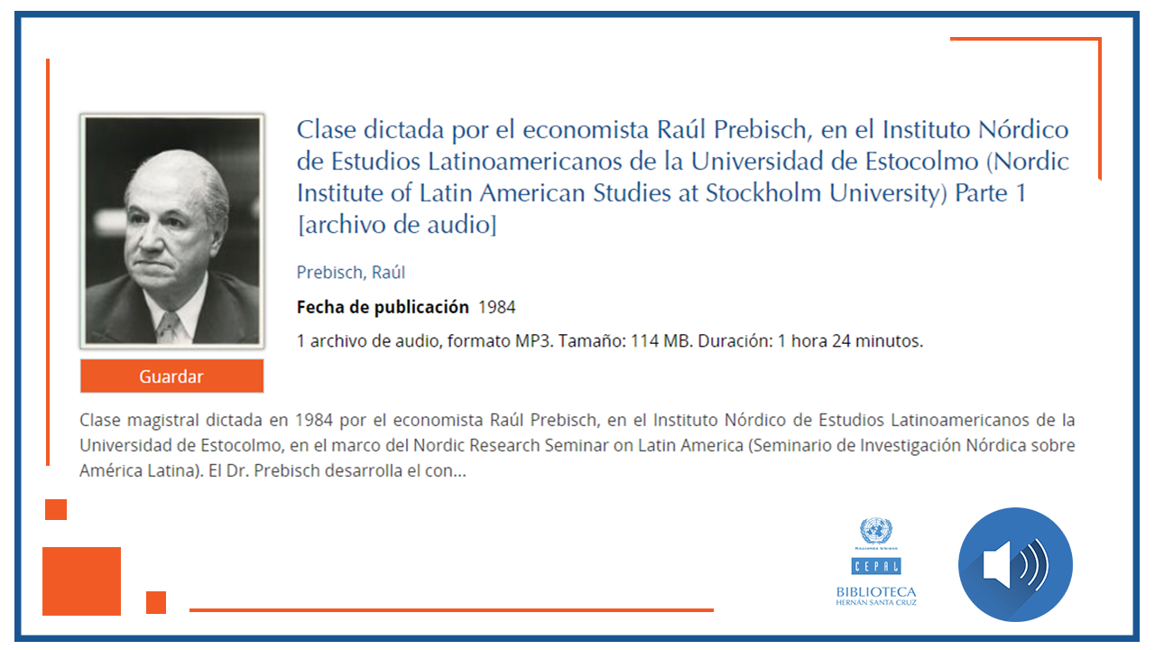 Audios clase magistral Raul Prebisch