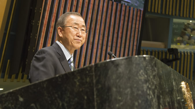 United Nations Secretary-General Ban Ki-moon.