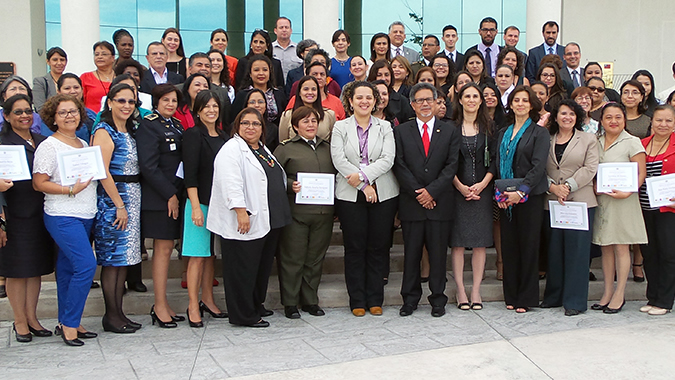 Foto de los participantes en el taller.