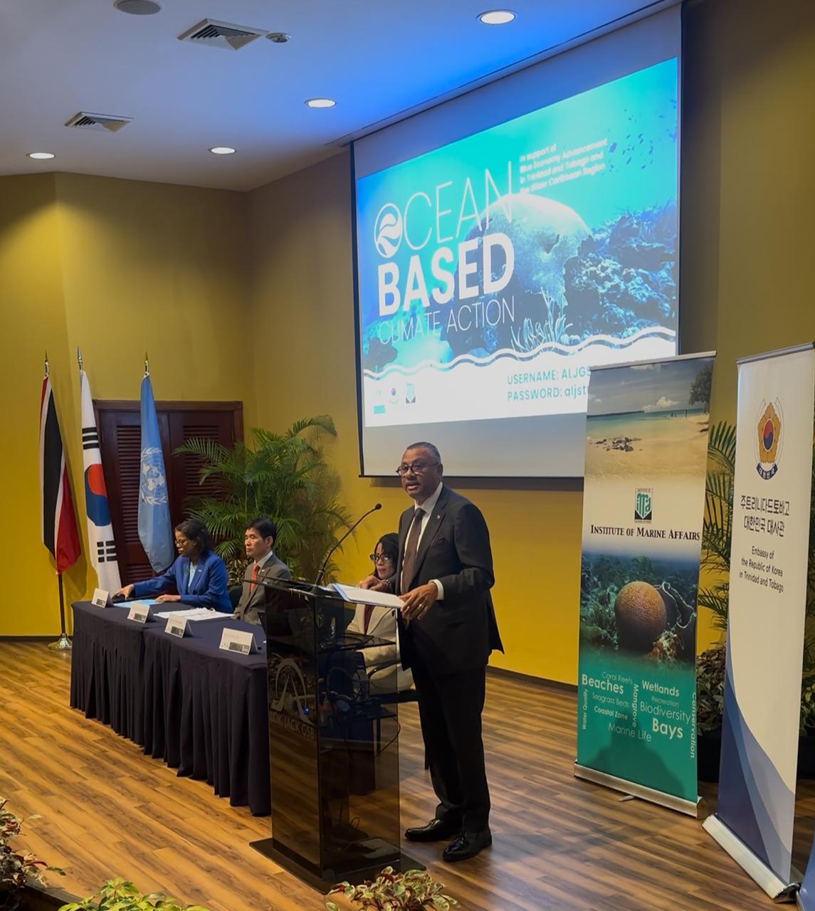 Head Table at the Seminar on Ocean-based Climate Action