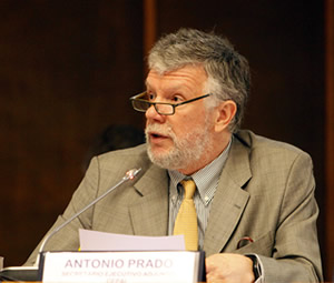 Antonio Prado, Secretario Ejecutivo Adjunto de la CEPAL, inauguró el seminario Raúl Prebisch y los desafíos del siglo XXI.
