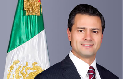 El Presidente de México, Enrique Peña Nieto.